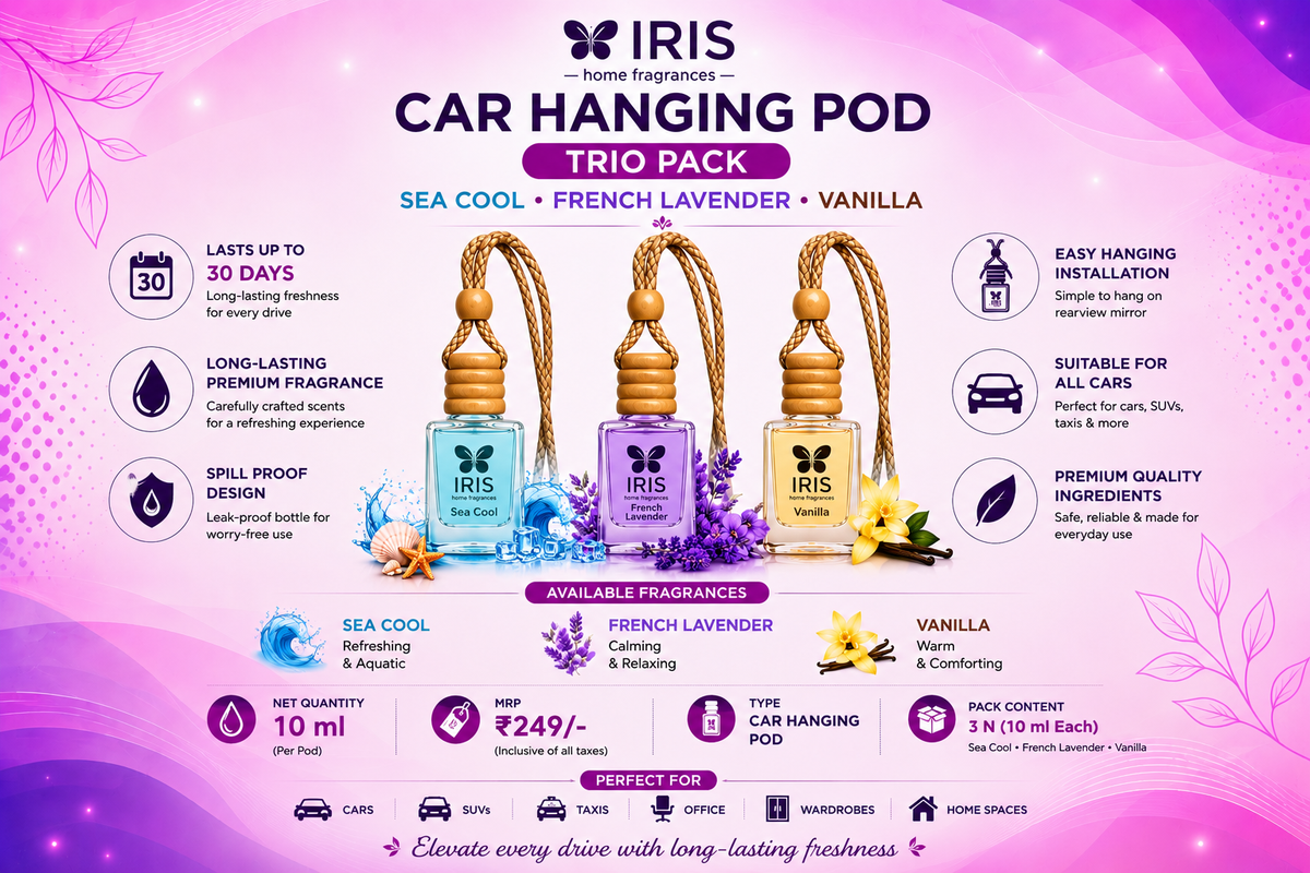 IRIS Car Hanging Pod TRIO COMBO